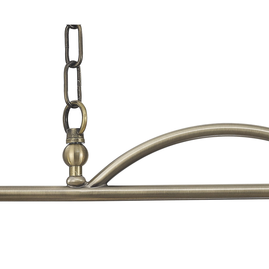 NL86159 Sakkas 2 Light Pendant/Ceiling Light Antique Brass