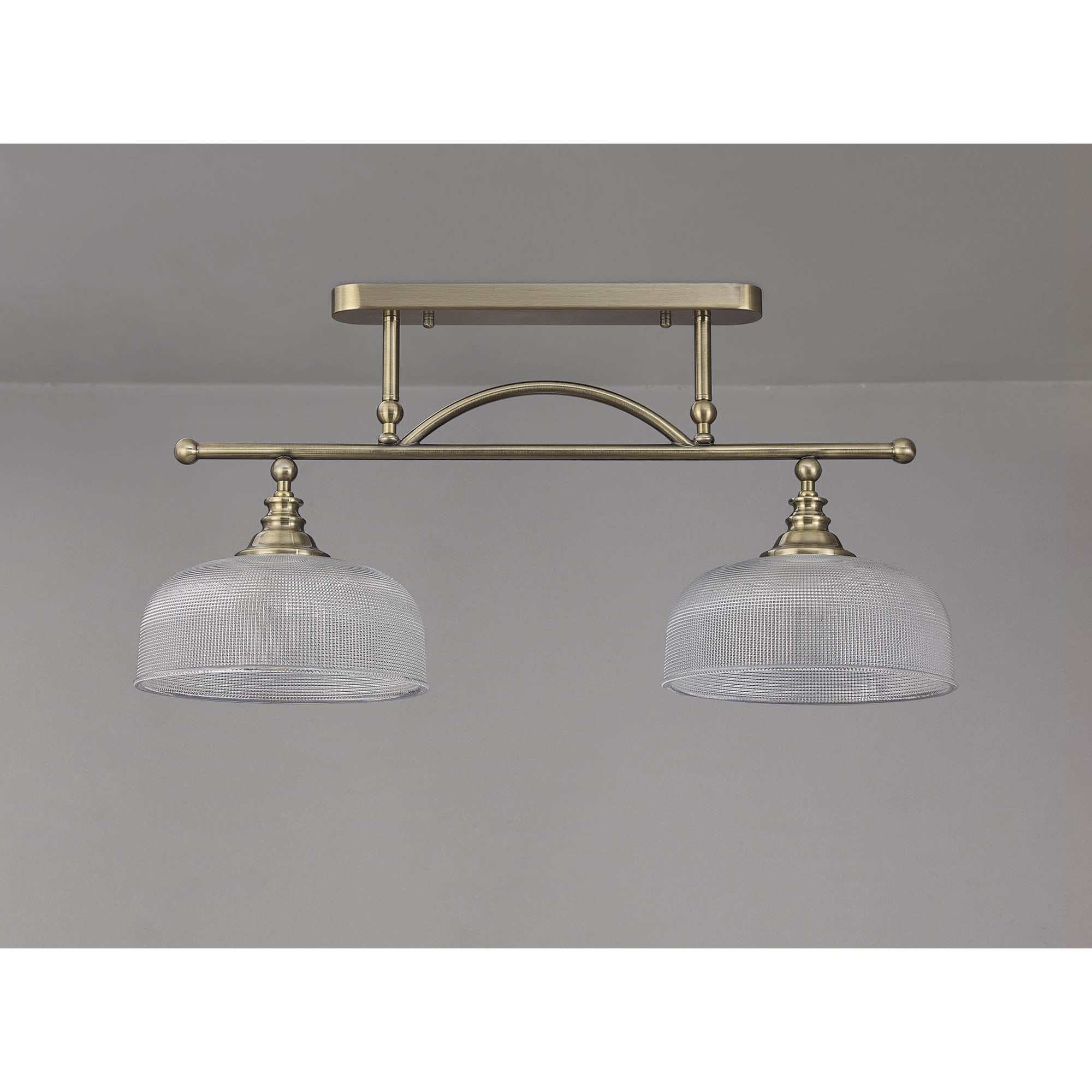 NL86159 Sakkas 2 Light Pendant/Ceiling Light Antique Brass
