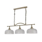NL86169 Sakkas 3 Light Pendant/Ceiling Light Antique Brass