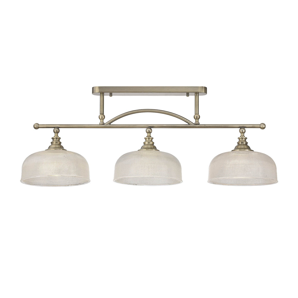 NL86169 Sakkas 3 Light Pendant/Ceiling Light Antique Brass
