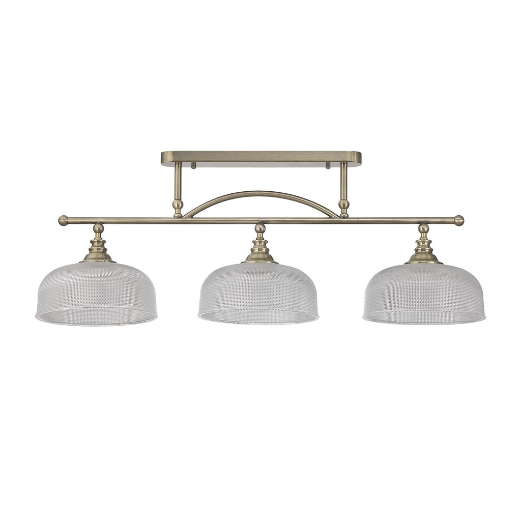 NL86169 Sakkas 3 Light Pendant/Ceiling Light Antique Brass