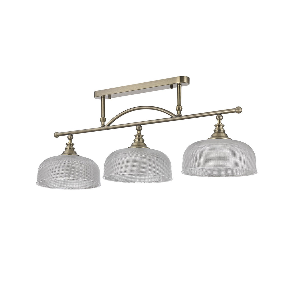 NL86169 Sakkas 3 Light Pendant/Ceiling Light Antique Brass