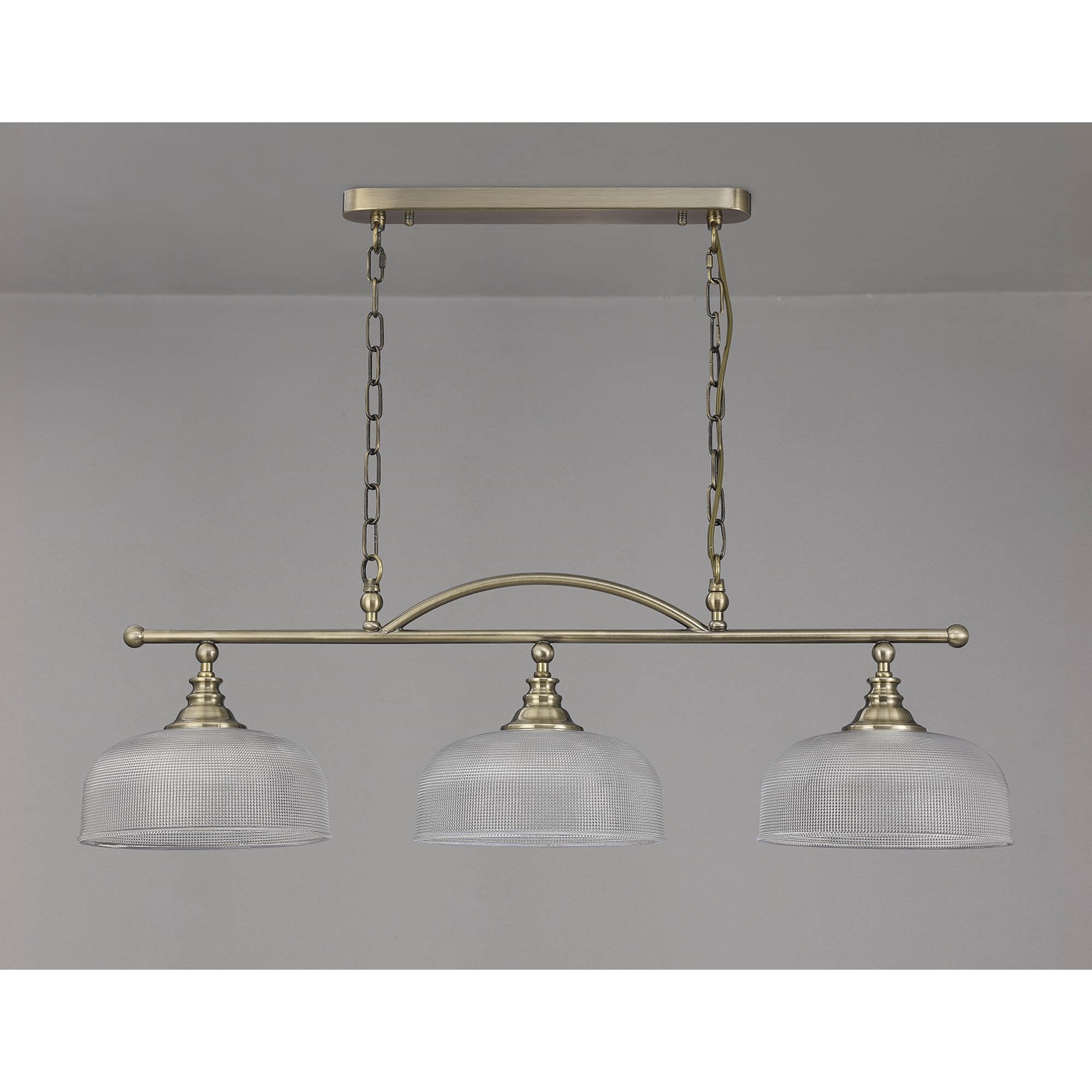 NL86169 Sakkas 3 Light Pendant/Ceiling Light Antique Brass