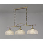 NL86169 Sakkas 3 Light Pendant/Ceiling Light Antique Brass