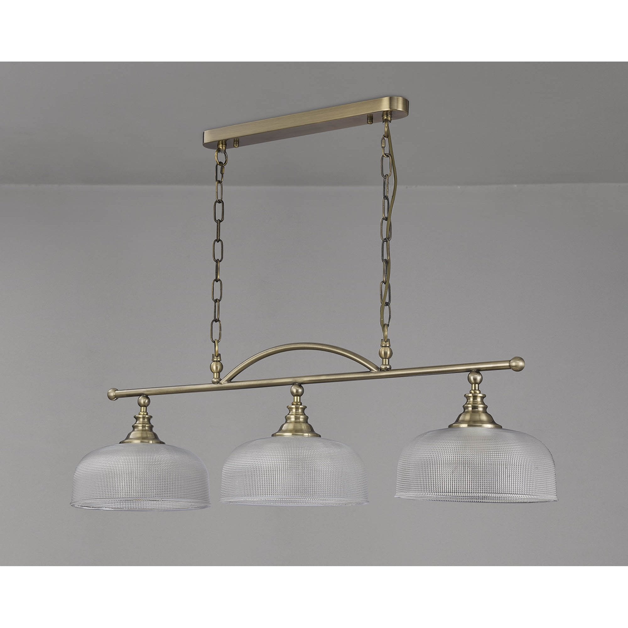 NL86169 Sakkas 3 Light Pendant/Ceiling Light Antique Brass