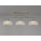 NL86169 Sakkas 3 Light Pendant/Ceiling Light Antique Brass