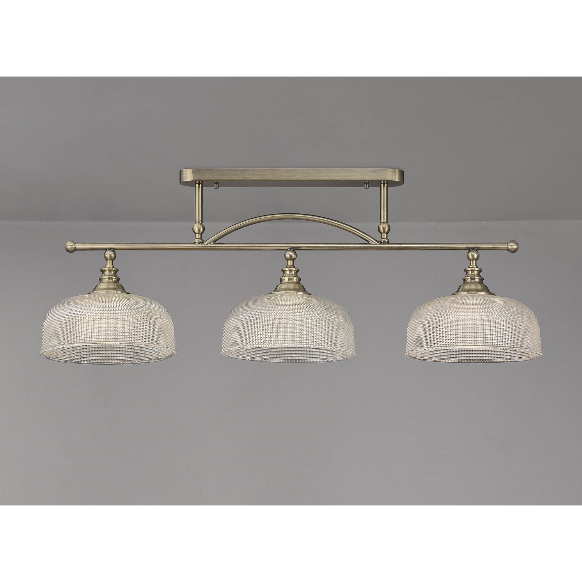 NL86169 Sakkas 3 Light Pendant/Ceiling Light Antique Brass