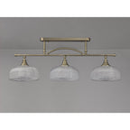 NL86169 Sakkas 3 Light Pendant/Ceiling Light Antique Brass