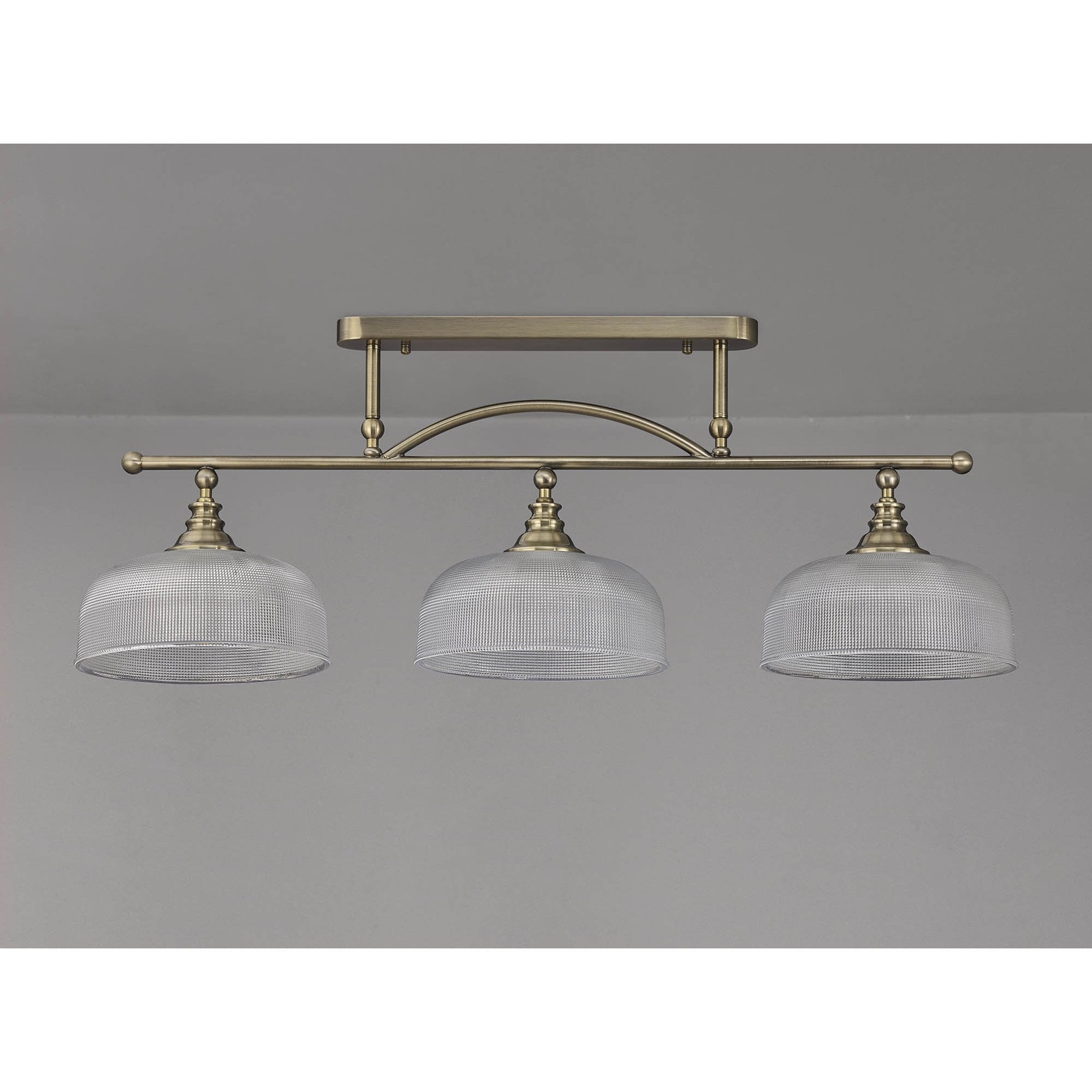 NL86169 Sakkas 3 Light Pendant/Ceiling Light Antique Brass
