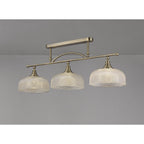 NL86169 Sakkas 3 Light Pendant/Ceiling Light Antique Brass