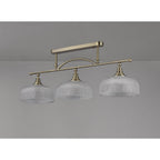 NL86169 Sakkas 3 Light Pendant/Ceiling Light Antique Brass