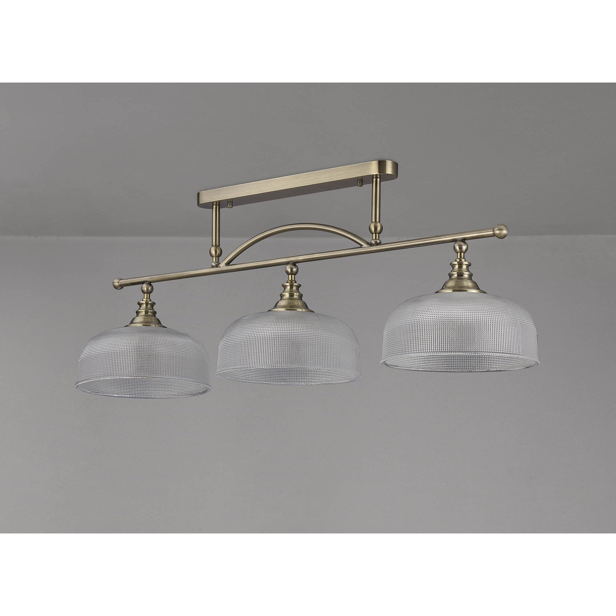NL86169 Sakkas 3 Light Pendant/Ceiling Light Antique Brass
