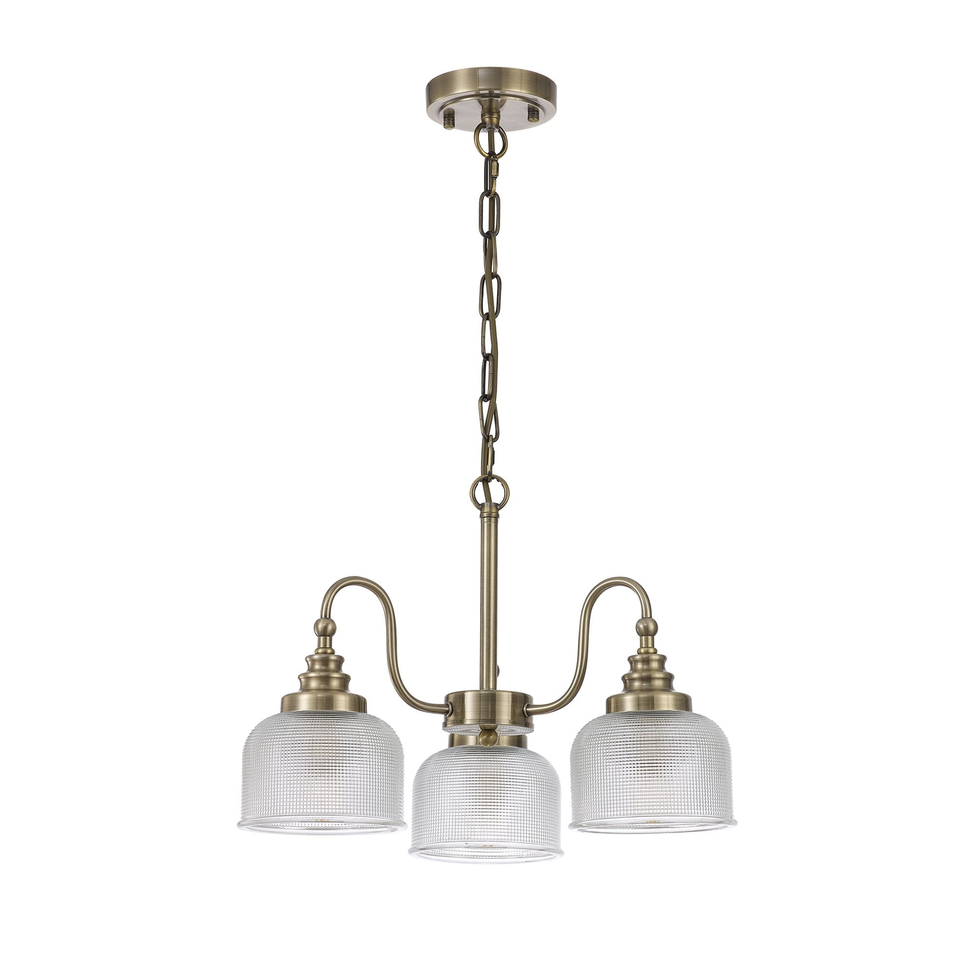 NL86179 Sakkas 3 Light Pendant/Ceiling Light Antique Brass
