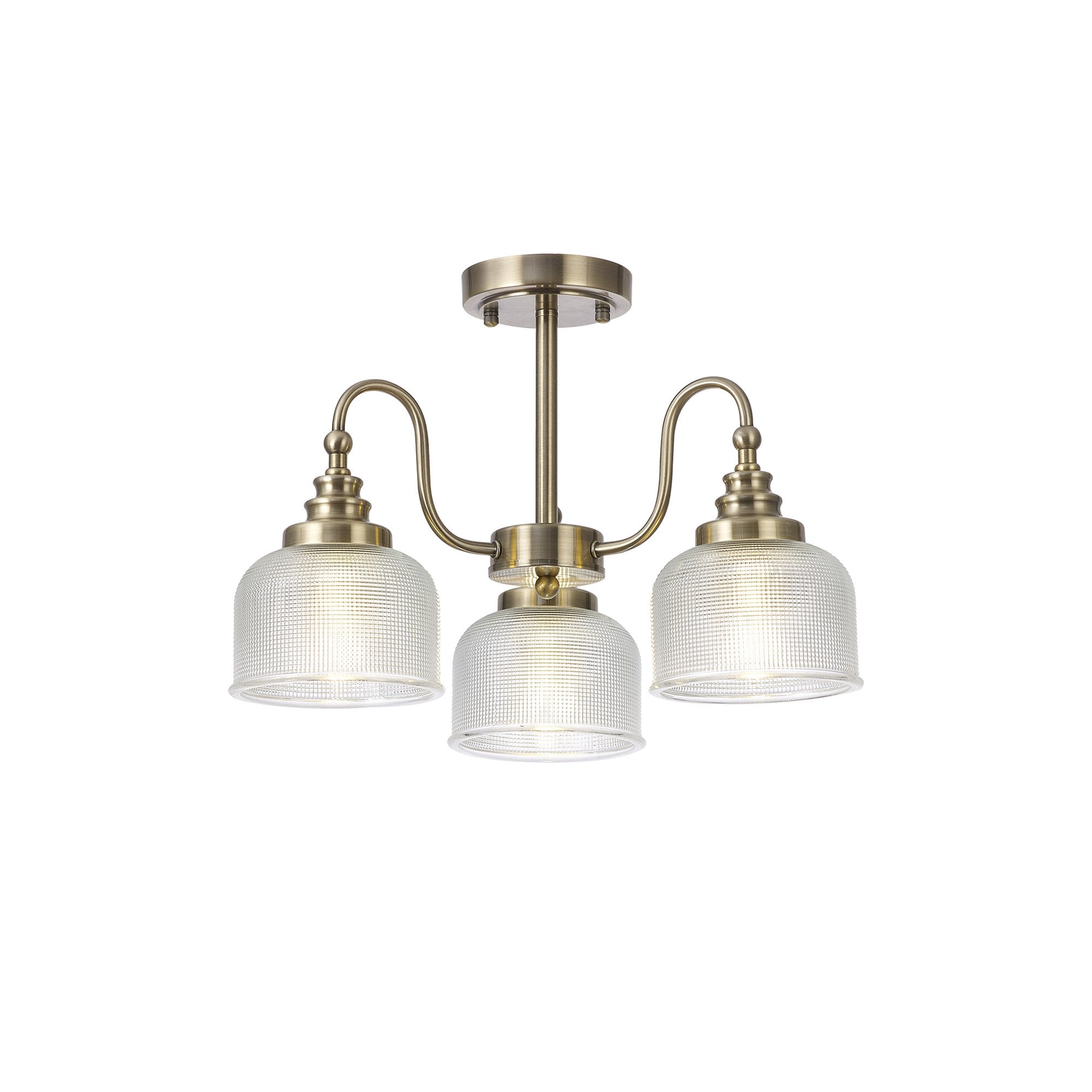 NL86179 Sakkas 3 Light Pendant/Ceiling Light Antique Brass