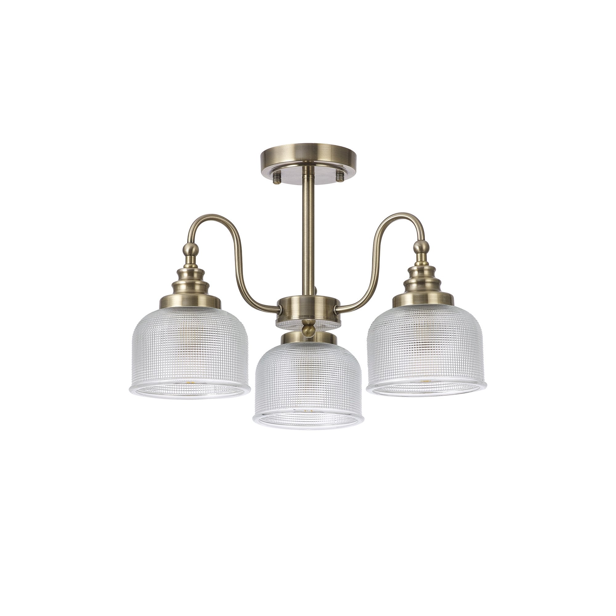 NL86179 Sakkas 3 Light Pendant/Ceiling Light Antique Brass