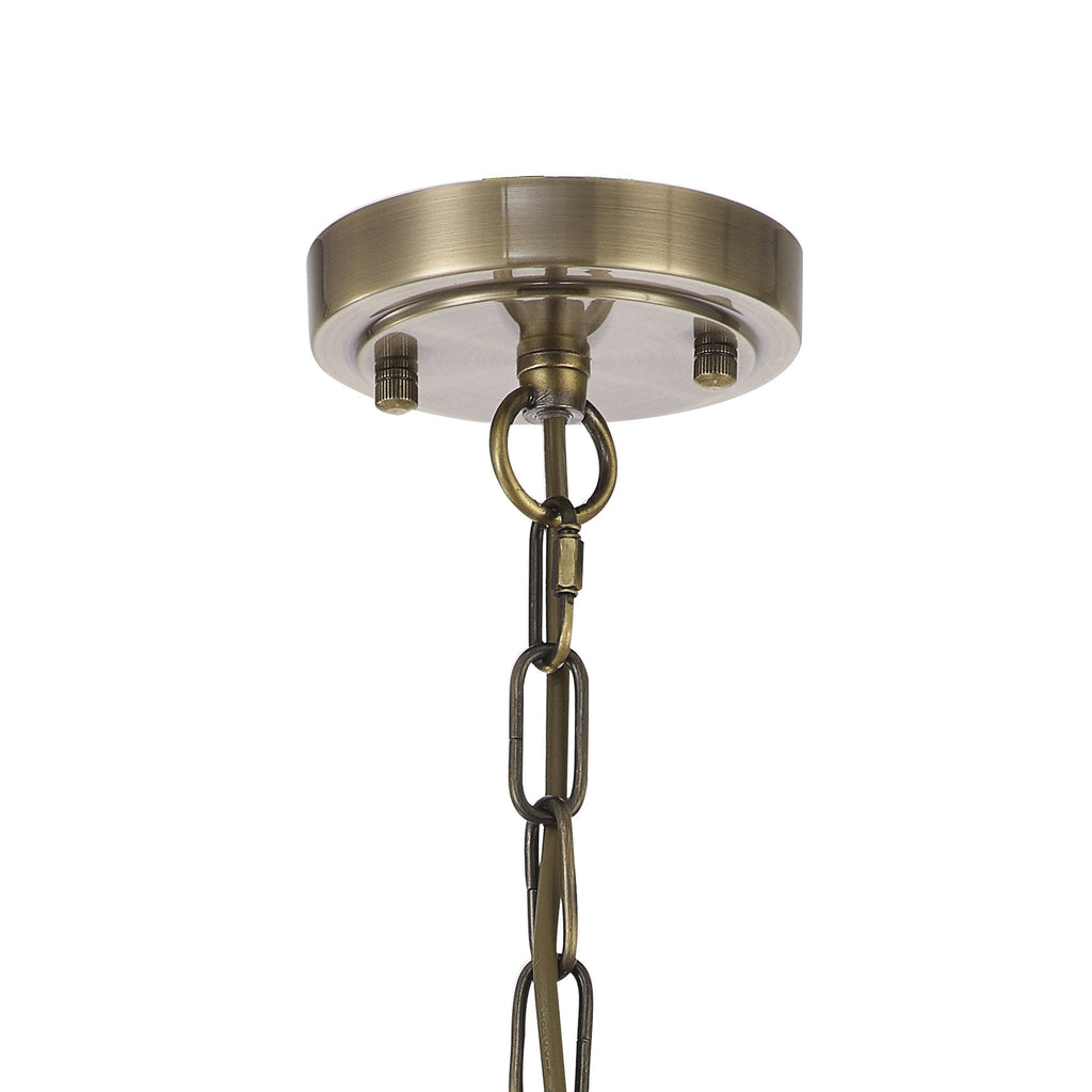 NL86179 Sakkas 3 Light Pendant/Ceiling Light Antique Brass