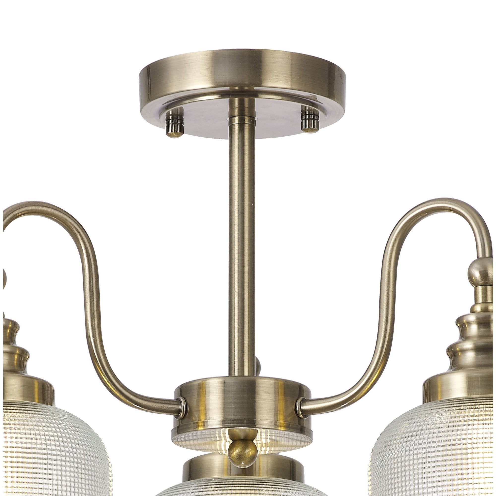 NL86179 Sakkas 3 Light Pendant/Ceiling Light Antique Brass