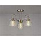 NL86179 Sakkas 3 Light Pendant/Ceiling Light Antique Brass