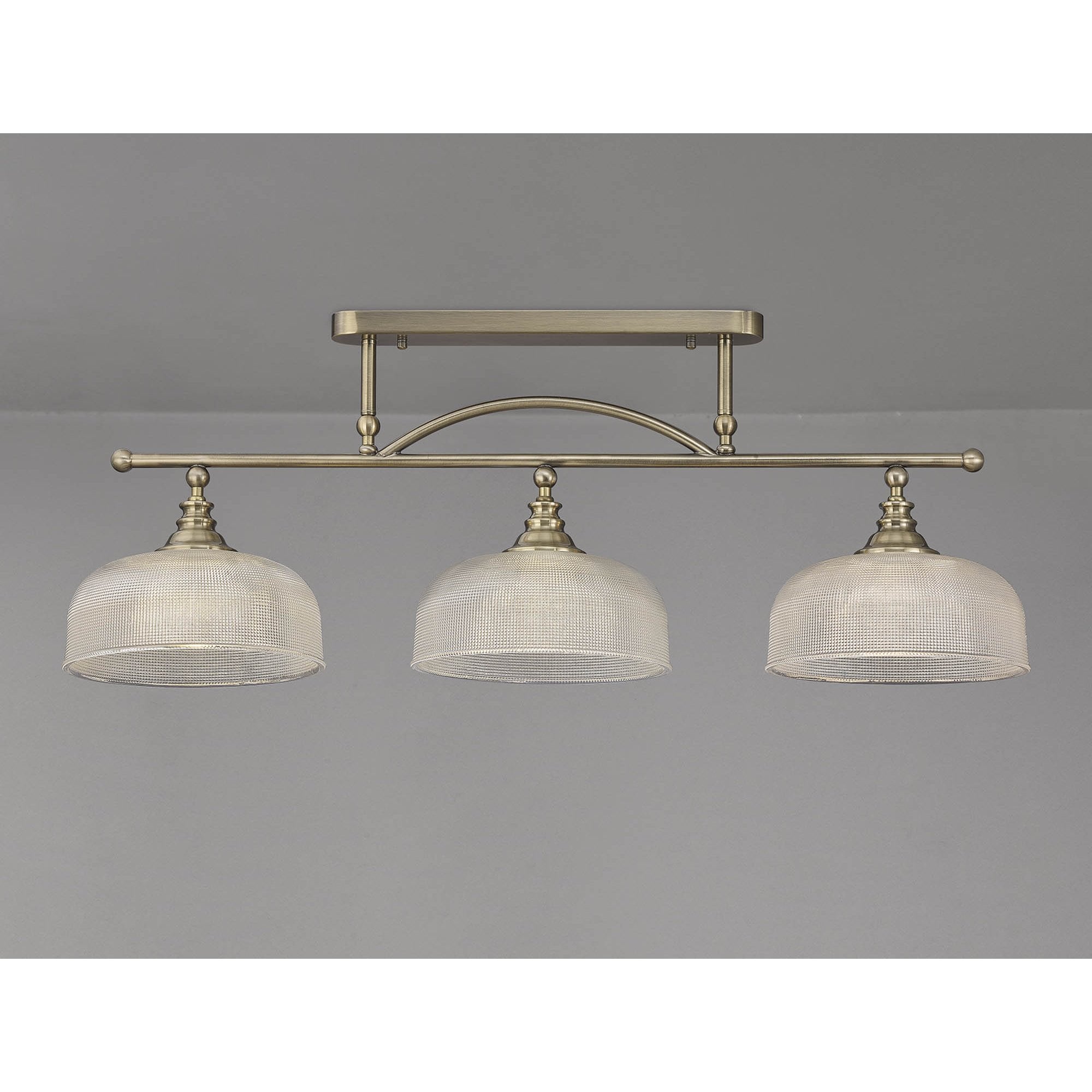 NL86179 Sakkas 3 Light Pendant/Ceiling Light Antique Brass