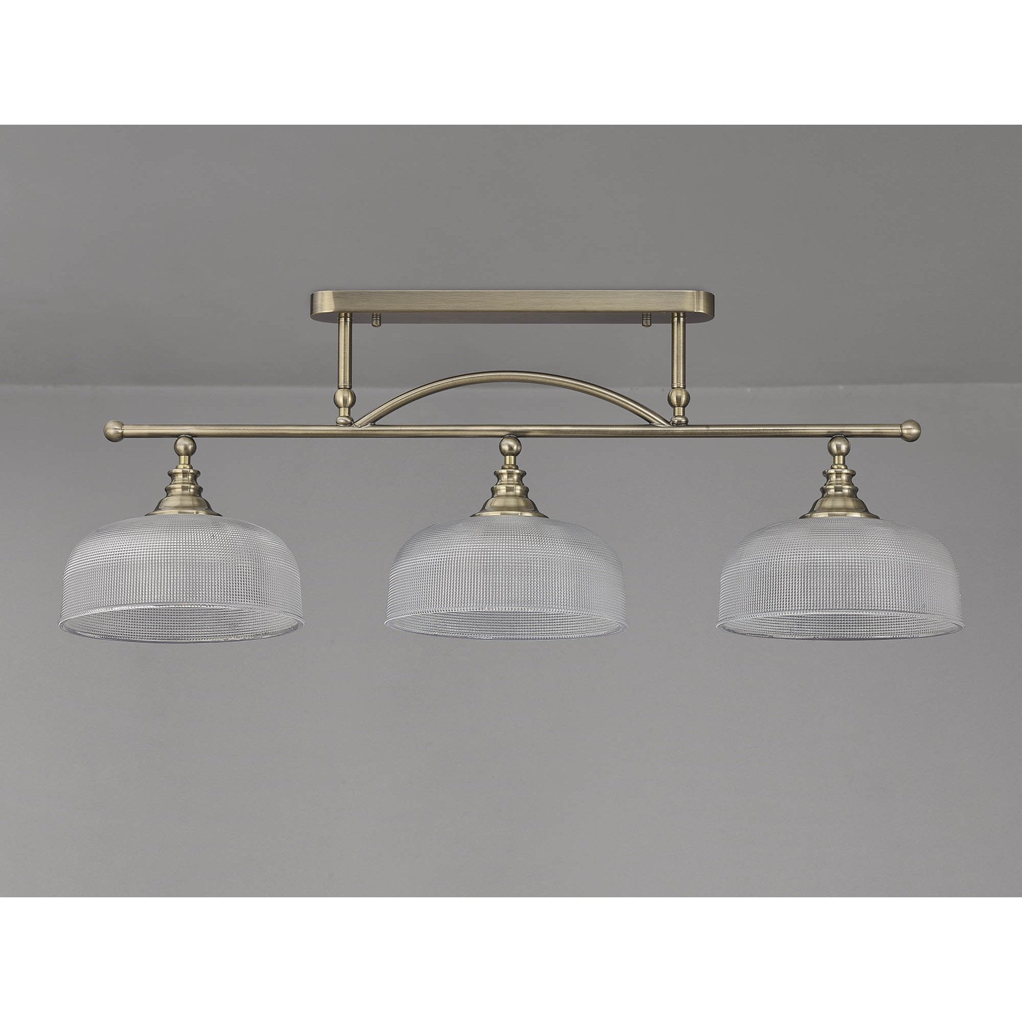 NL86179 Sakkas 3 Light Pendant/Ceiling Light Antique Brass