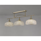NL86179 Sakkas 3 Light Pendant/Ceiling Light Antique Brass