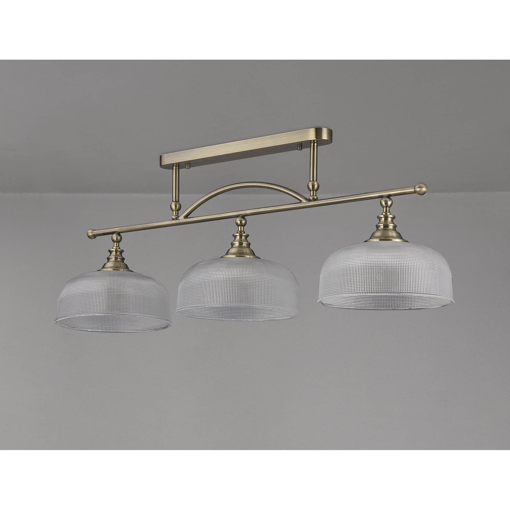 NL86179 Sakkas 3 Light Pendant/Ceiling Light Antique Brass