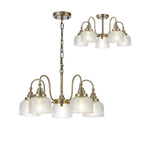 NL86189 Sakkas 5 Light Pendant/Ceiling Light Antique Brass