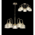 NL86189 Sakkas 5 Light Pendant/Ceiling Light Antique Brass
