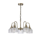 NL86189 Sakkas 5 Light Pendant/Ceiling Light Antique Brass