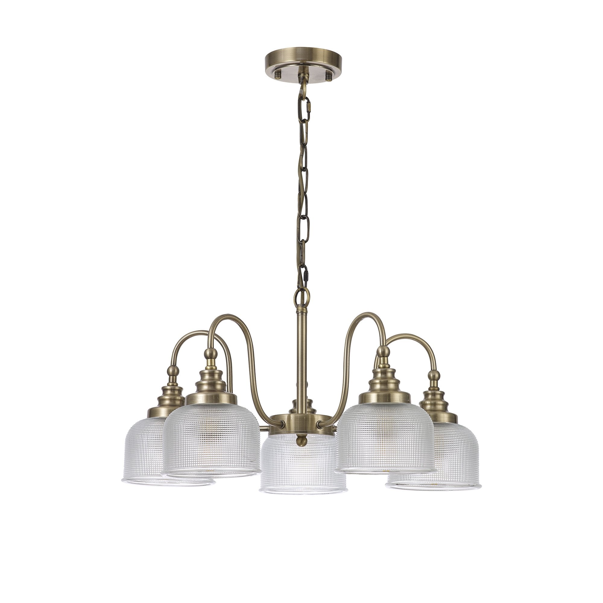 NL86189 Sakkas 5 Light Pendant/Ceiling Light Antique Brass
