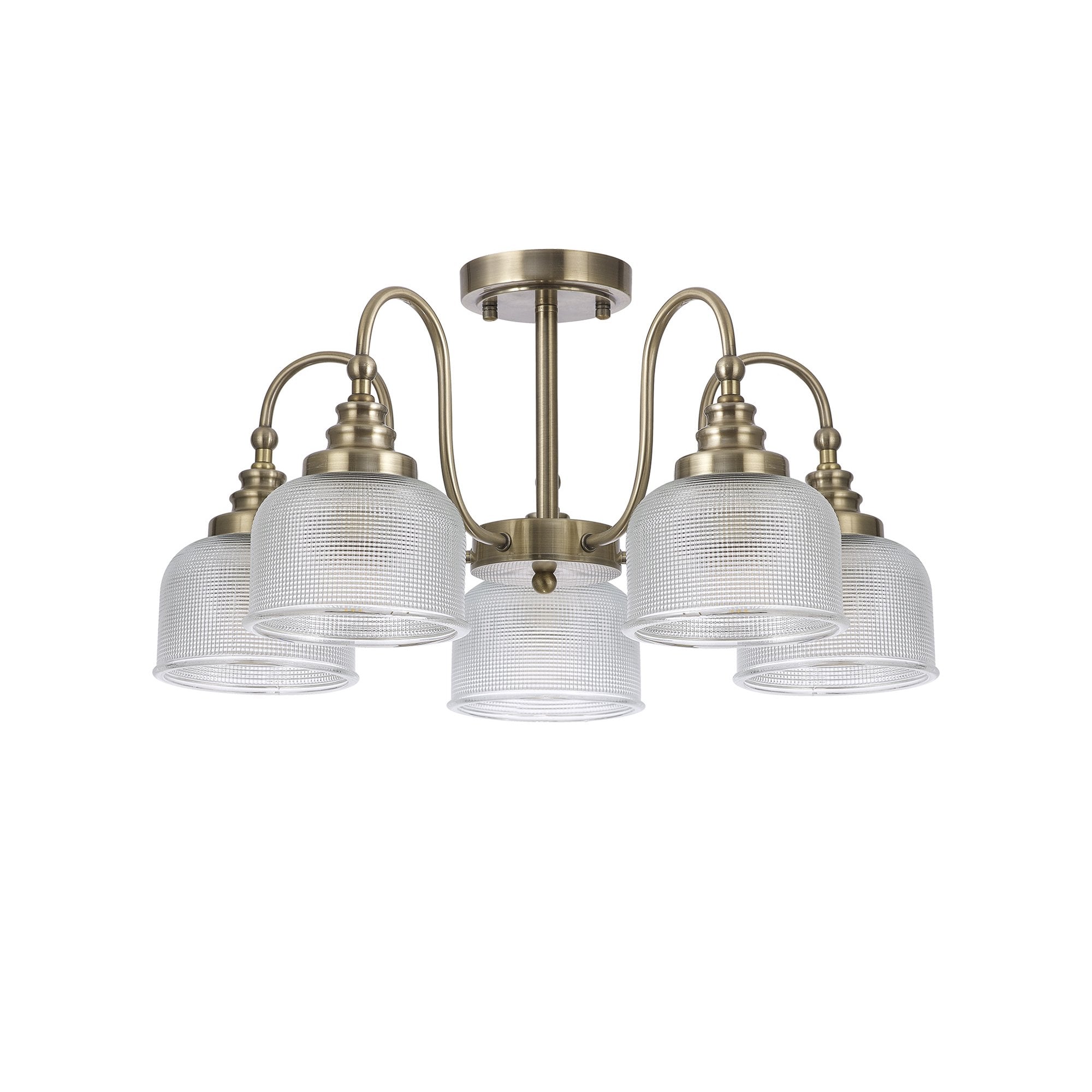 NL86189 Sakkas 5 Light Pendant/Ceiling Light Antique Brass