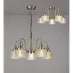 NL86189 Sakkas 5 Light Pendant/Ceiling Light Antique Brass