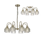 NL86199 Sakkas 8 Light Pendant/Ceiling Light Antique Brass