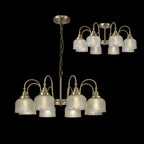 NL86199 Sakkas 8 Light Pendant/Ceiling Light Antique Brass