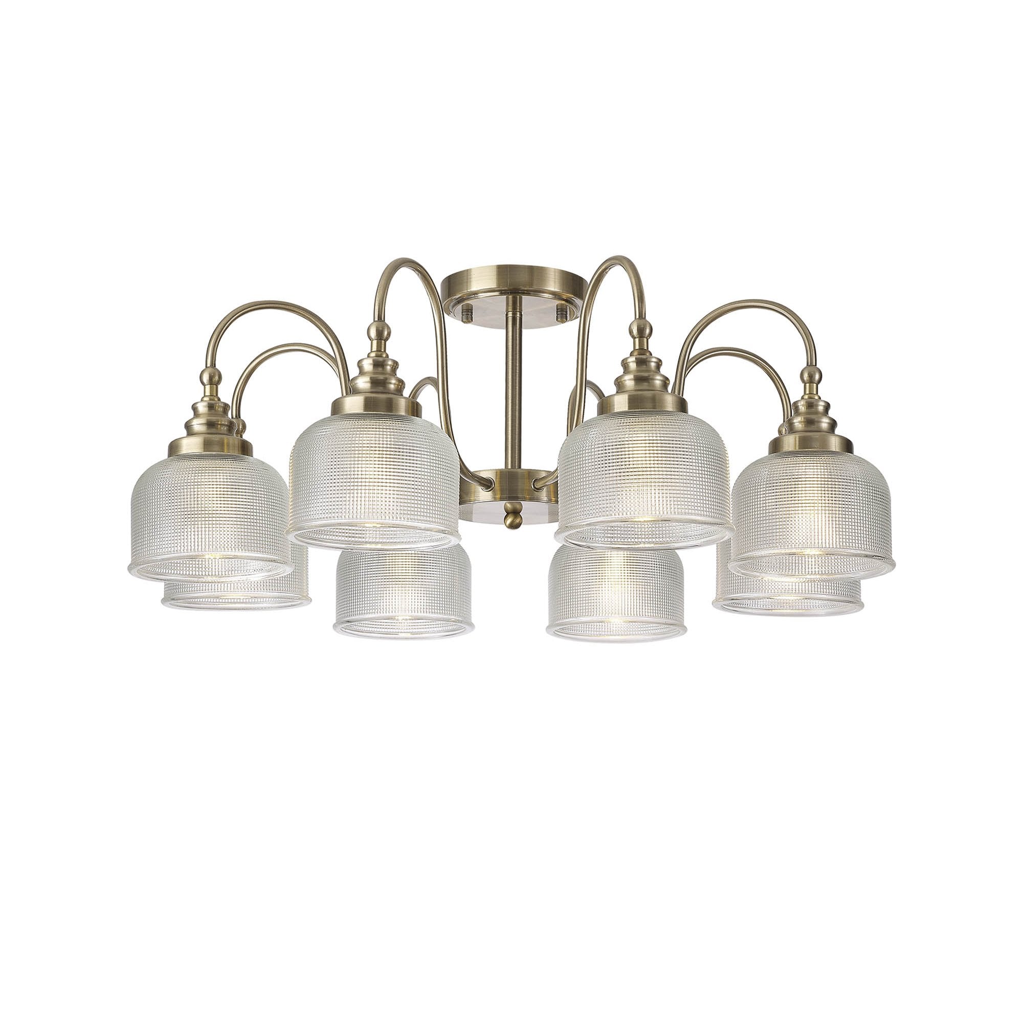 NL86199 Sakkas 8 Light Pendant/Ceiling Light Antique Brass