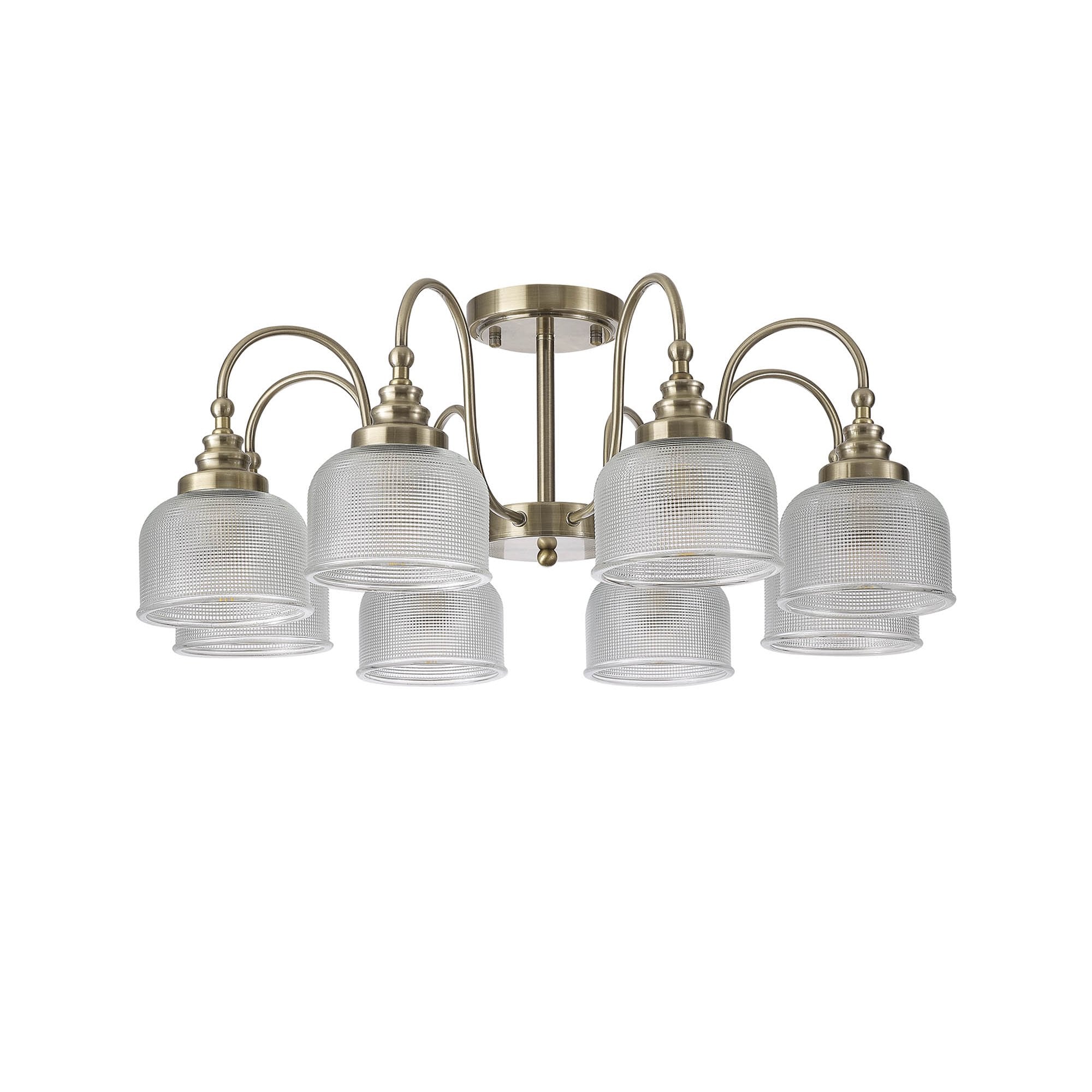 NL86199 Sakkas 8 Light Pendant/Ceiling Light Antique Brass