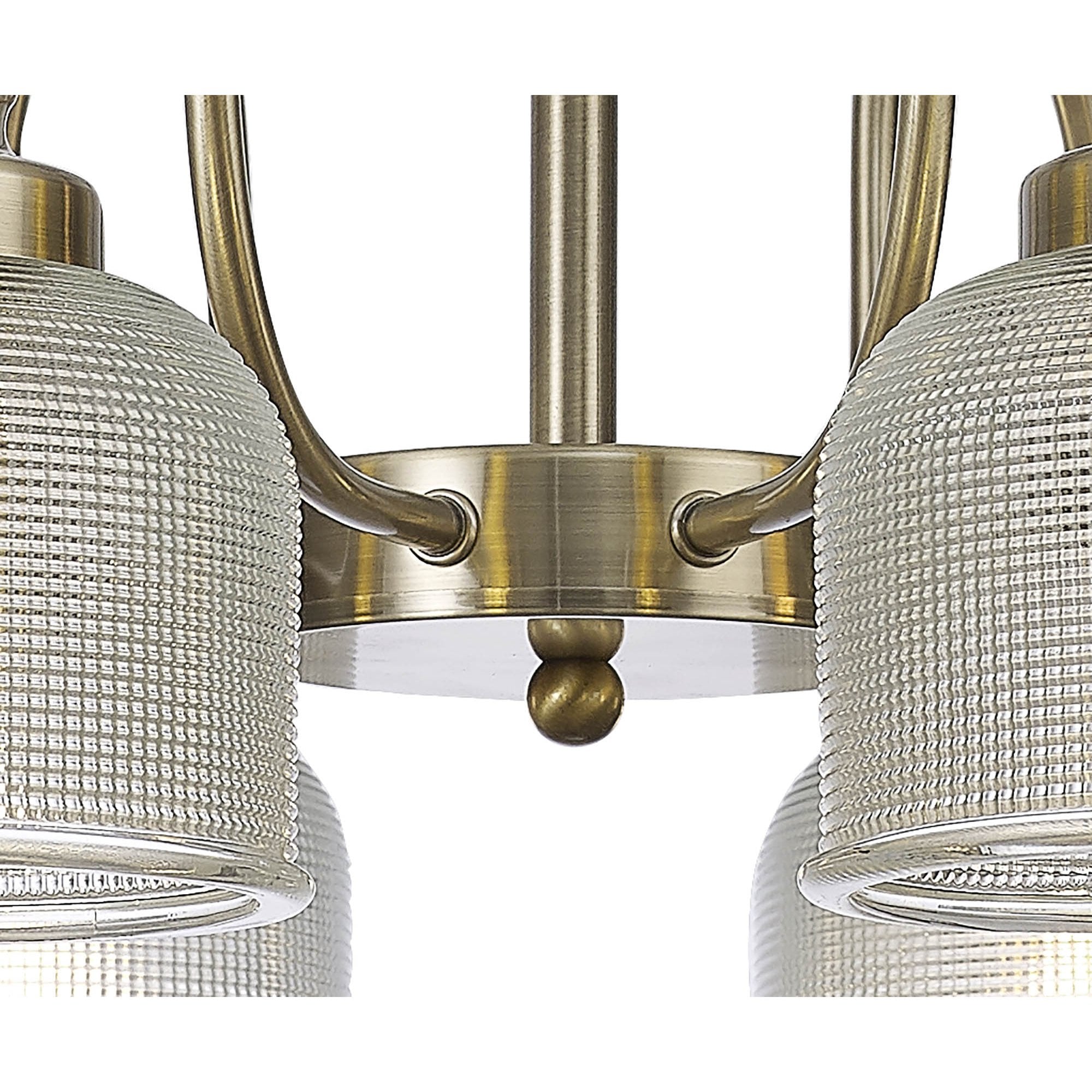 NL86199 Sakkas 8 Light Pendant/Ceiling Light Antique Brass