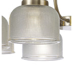 NL86199 Sakkas 8 Light Pendant/Ceiling Light Antique Brass