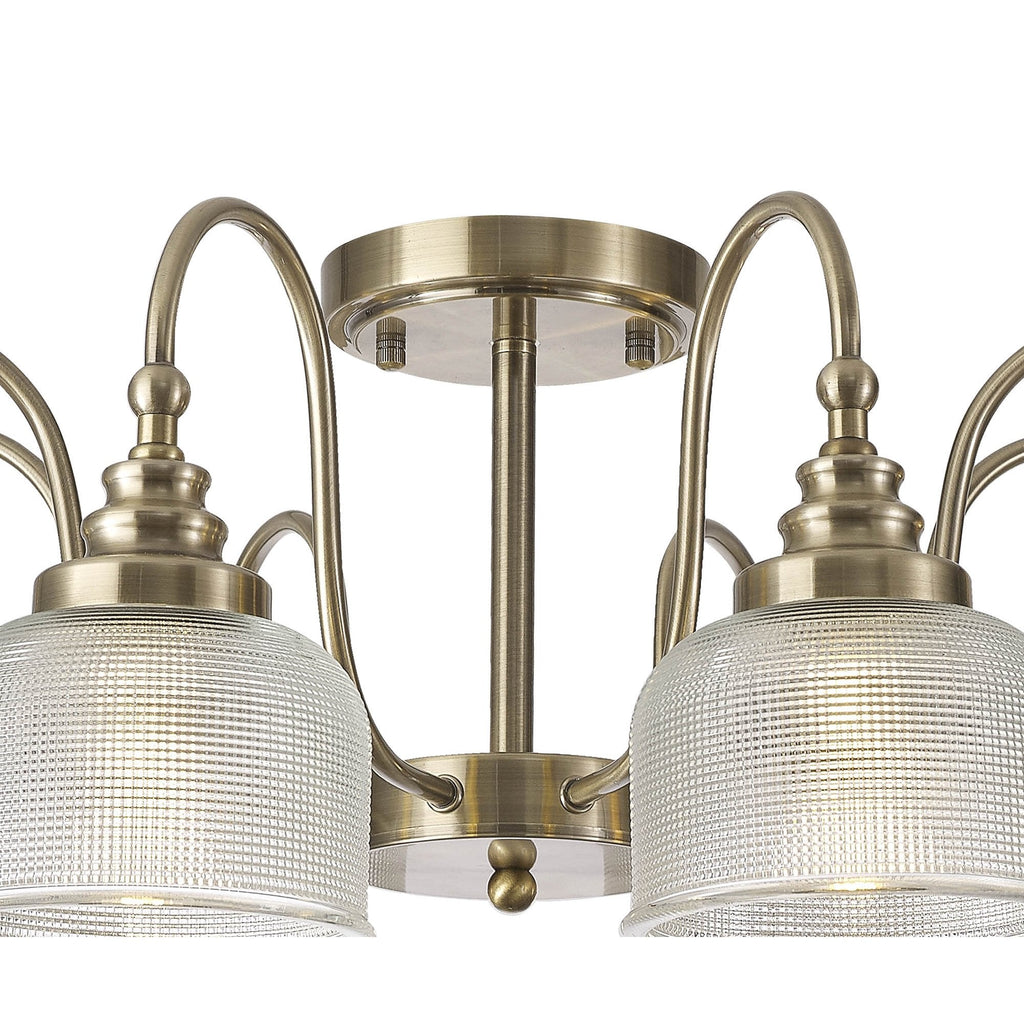 NL86199 Sakkas 8 Light Pendant/Ceiling Light Antique Brass
