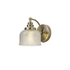 NL86229 Sakkas 1 Light Wall Light Antique Brass