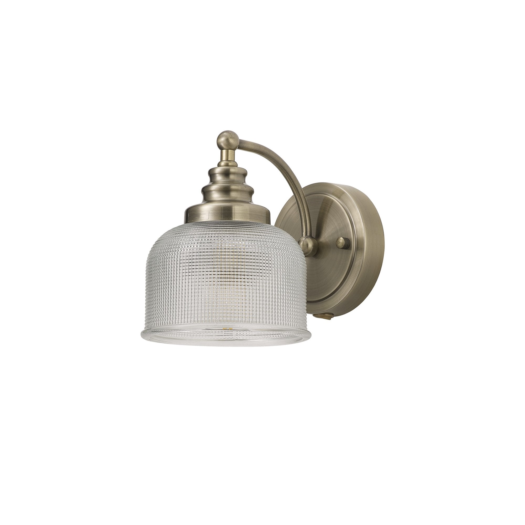 NL86229 Sakkas 1 Light Wall Light Antique Brass