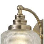 NL86229 Sakkas 1 Light Wall Light Antique Brass