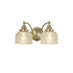 NL86239 Sakkas 2 Light Wall Light Antique Brass