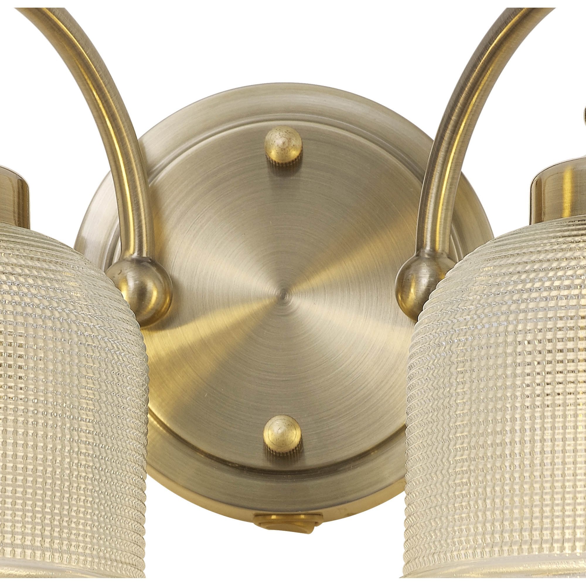 NL86239 Sakkas 2 Light Wall Light Antique Brass