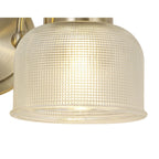 NL86239 Sakkas 2 Light Wall Light Antique Brass