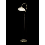 NL86259 Sakkas 1 Light Floor Lamp Antique Brass