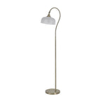 NL86259 Sakkas 1 Light Floor Lamp Antique Brass
