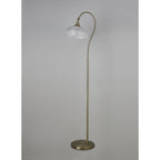 NL86259 Sakkas 1 Light Floor Lamp Antique Brass