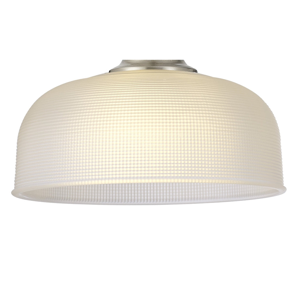 NL86269 Sakkas 1 Light Pendant/Ceiling Light Satin Nickel Frosted