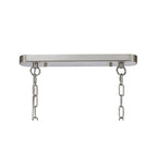 NL86279 Sakkas 2 Light Pendant/Ceiling Light Satin Nickel Frosted